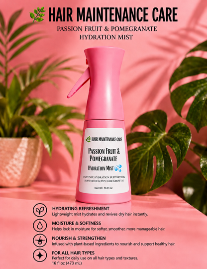 Coming soon : Passion Fruit & Pomegranate Hydration Mist💦