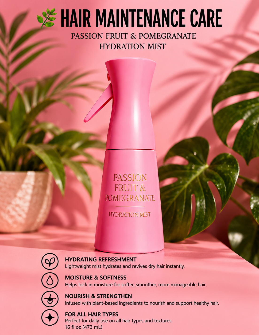 Coming soon : Passion Fruit & Pomegranate Hydration Mist💦